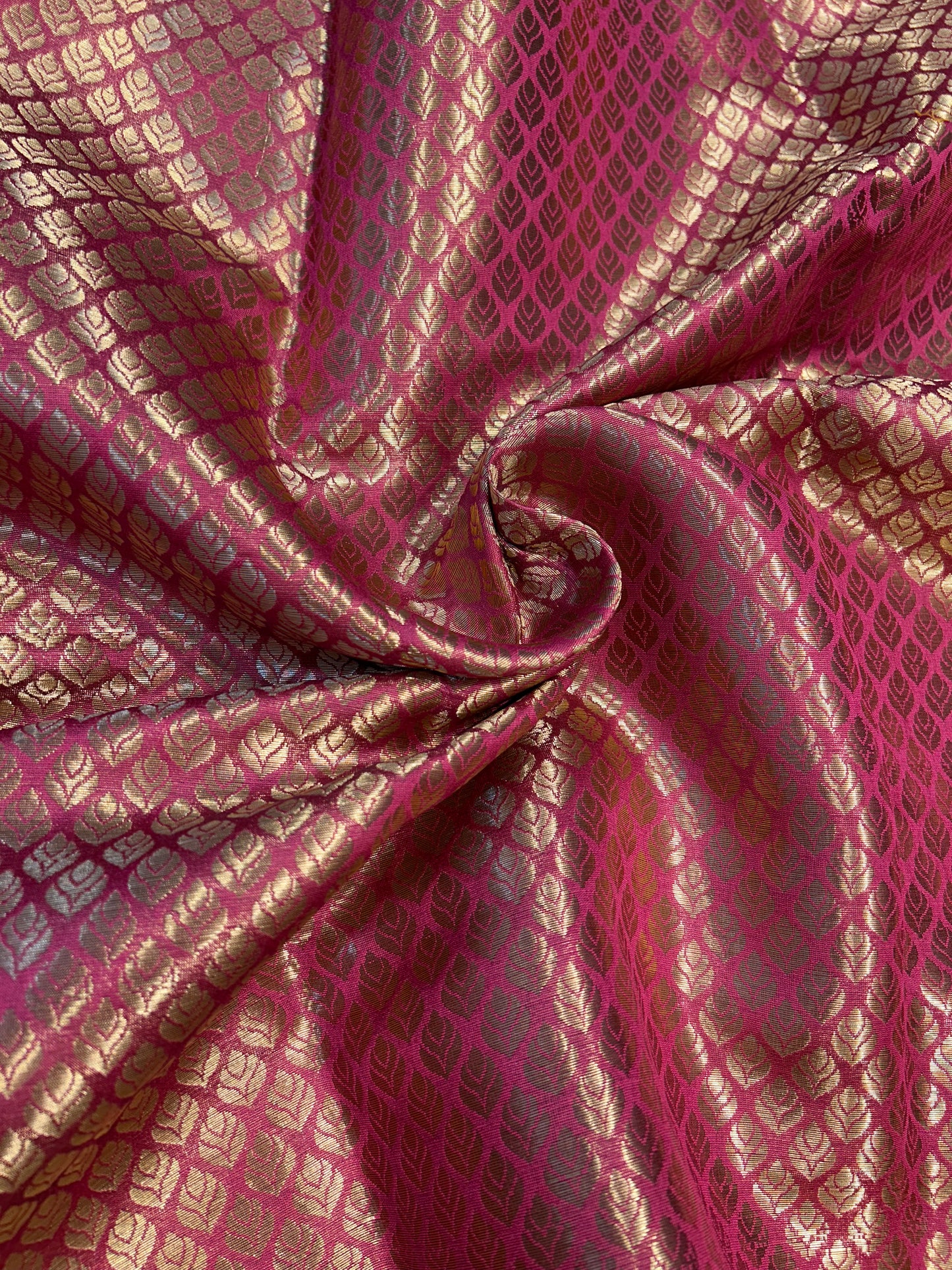 Elegant Magenta Pink brocade