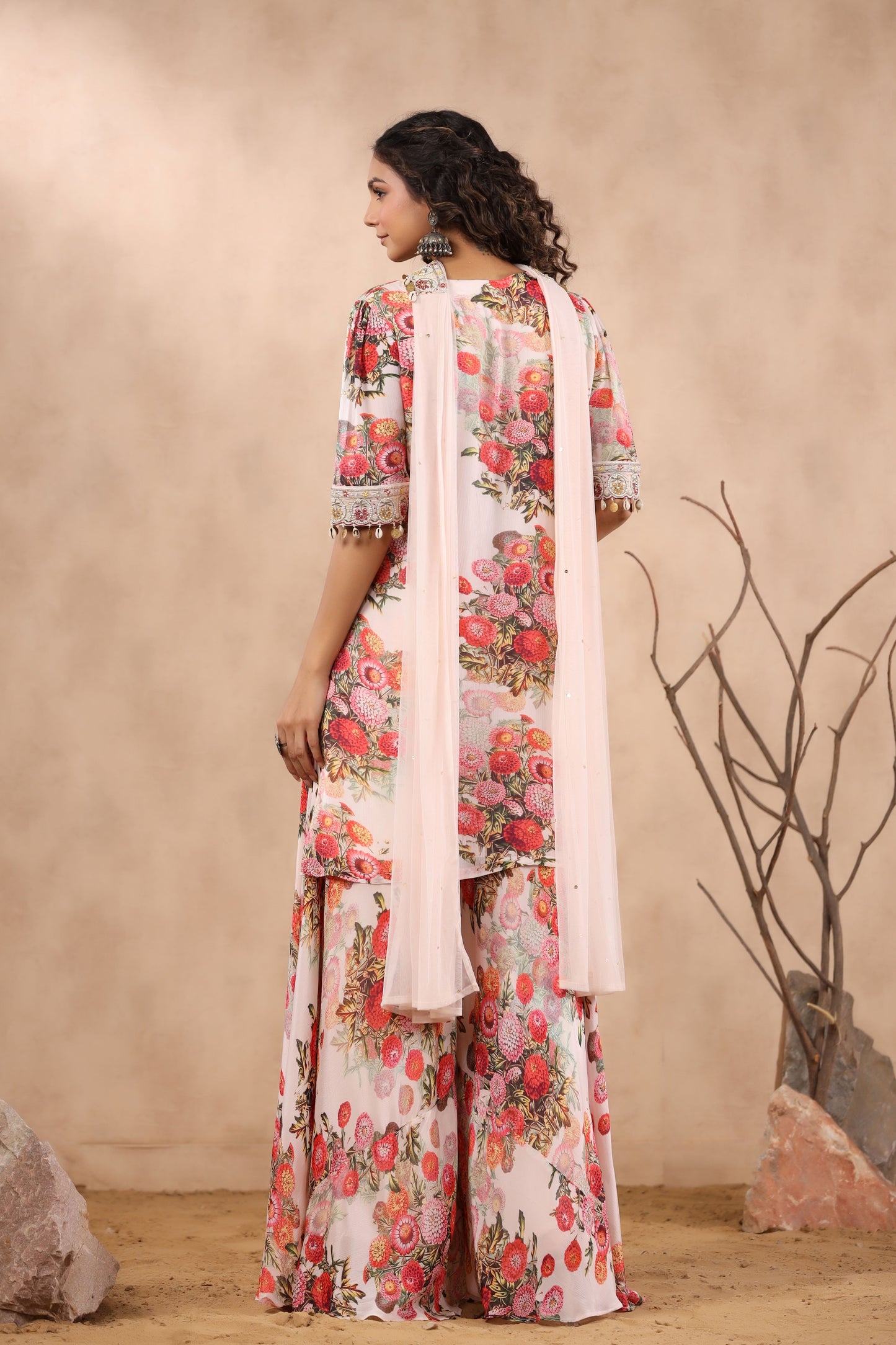 Light Pink Designer Suit Set